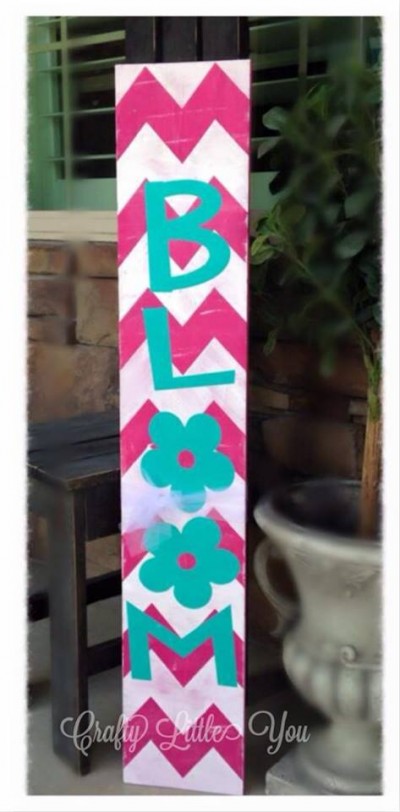 CHEVRON STENCIL FOR Bloom Porch Sign