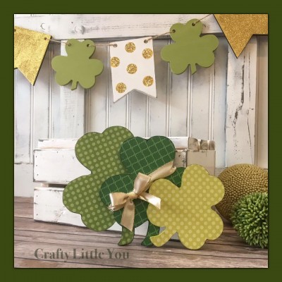 Unfinished wood kit measures apx. 6", 5" and 4"
Kit includes 3 shamrocks 
																