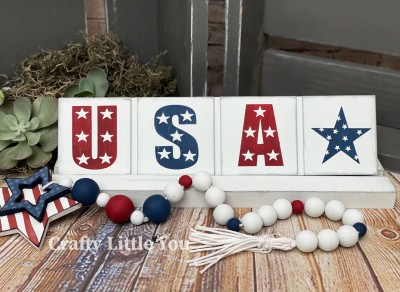 Unfinished kit measures spx. 13"x3.25" and includes wooden MDF: 
* 1 board with grooves
* Vinyl stencil 