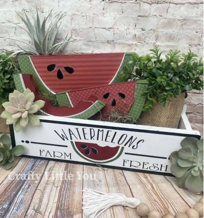 Unfinished kit measures apx. 13.5”x5” and includes wooden MDF: 
• Wooden sign with holes 
• Black vinyl (some is stencil) 
