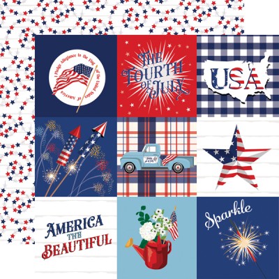 Includes (1) 12x12 double-sided paper.