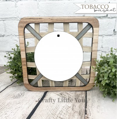 Unfinished kit measures apx. 9.25"x9" and includes wooden MDF: 
* 1 main piece with engraved cross pieces
* 1 front frame overlay
* 1 hanging peg