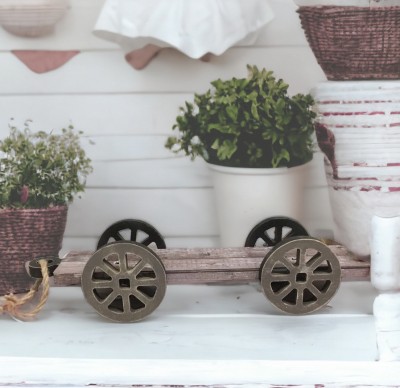 Unfinished wagon measures 5"x16"
Kit includes wooden wagon and 4 wheels.