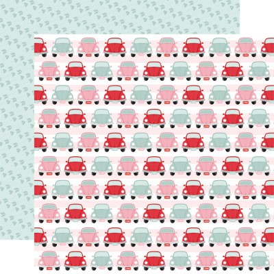 Includes (1) 12"x12" double sided piece of patterned cardstock.