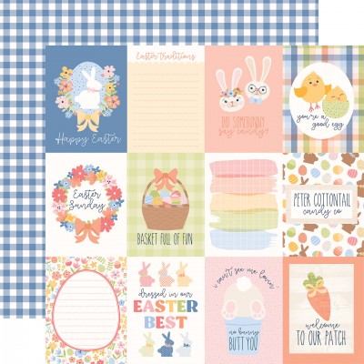 Includes (1) 12"x12" double-sided piece of patterned cardstock.